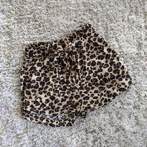 Leopard Printed Shorts Size Small